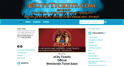 Desktop Screenshot of ecitytickets.com